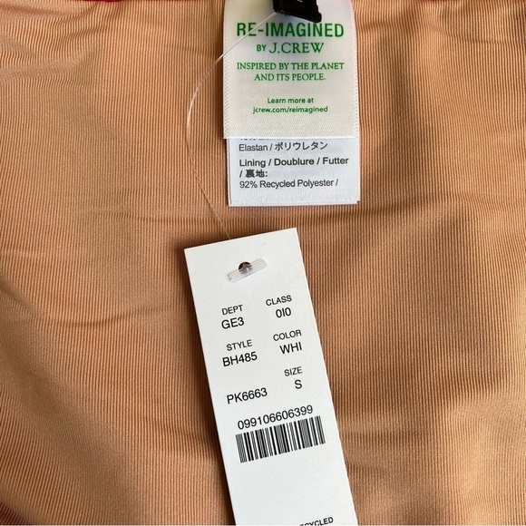 NWT J. Crew Ribbed-trim Hipster Full-coverage Bikini Bottom Dark Pink Sz S - Picture 14 of 14